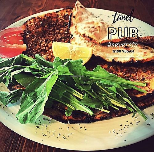 Lahmacun  at Tünel Vegan Pub in Ankara
