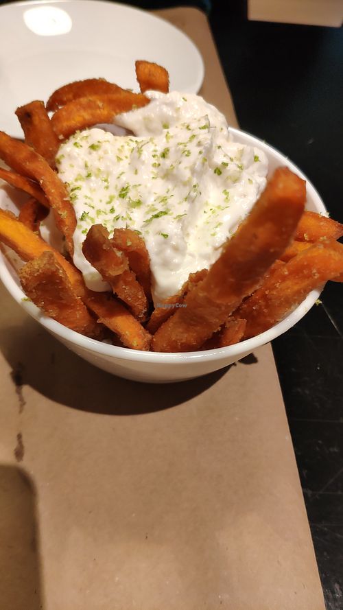 Sweet potatos at La Perra Verde in Barcelona