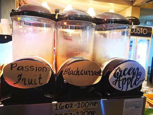 Vegan Slushies at Gusto Gelato in El Nido