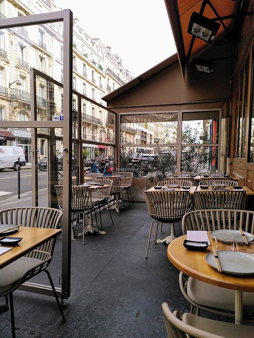 Terrace at Bloom Sushi in Paris