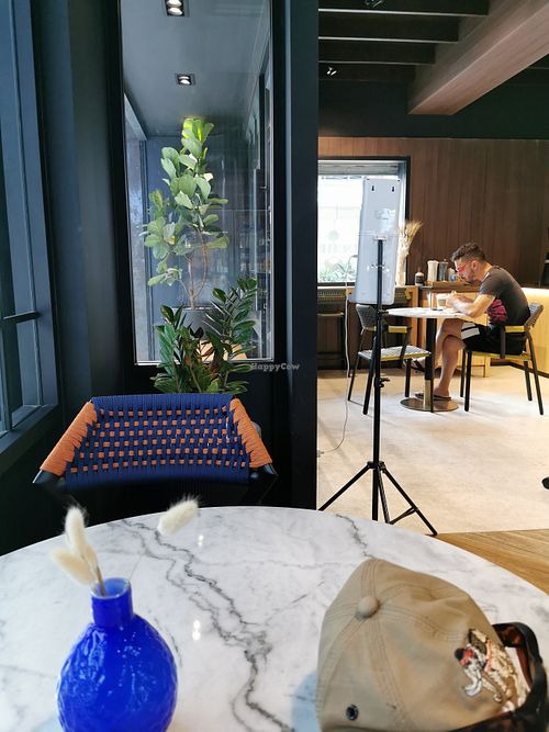 Part of the restarant/café at GREEN & SUNNY in Bangkok