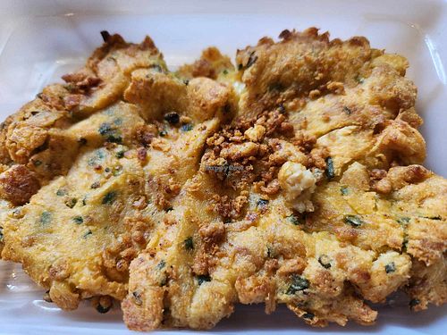 Fried eggs and soy protein OMG! at GREEN & SUNNY in Bangkok