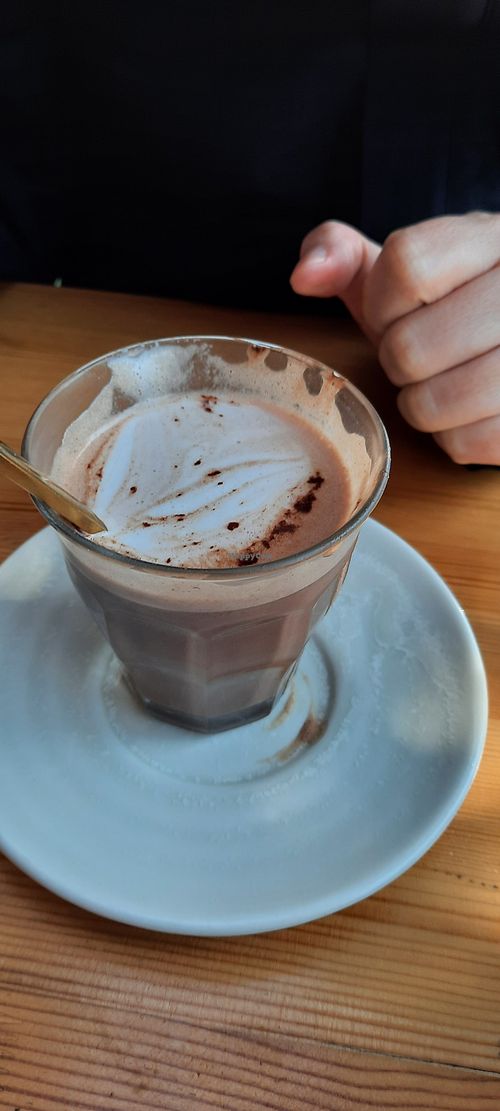 Hot choc at Miss Sina in Marrickville