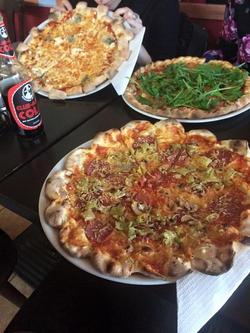 vegan and delicious pizzas :3 at Zeus Pizza in Berlin