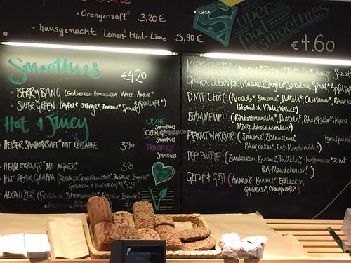 menu at Zeus Pizza in Berlin