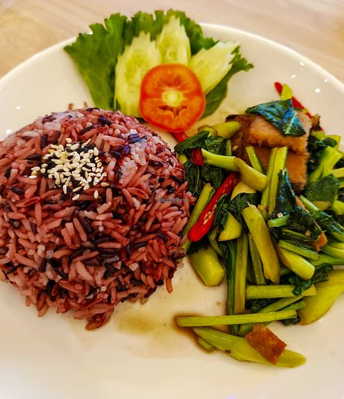 Stir-fried Kale at JVgan Healthy Food in Sri Racha