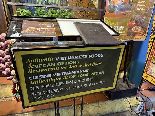 Now only offers vegan options. Primarily meat dishes   at Cai Mam Bistro - Signature Vegan in Hanoi