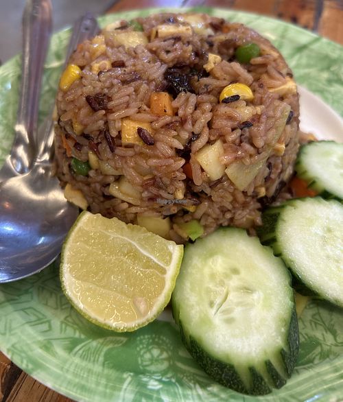 Pineapple rice   at 17 Vegetarian Food Stall in Koh Phangan