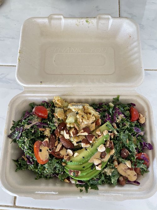 Surfer bowl with no rice  at Leahi Health - Manoa in Honolulu