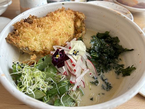 Spring curry ramen   at CUDO in Wroclaw