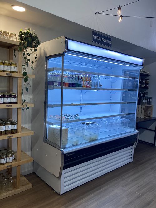 Not full yet but peep those vegan cheeses!   at Mason & Greens in Washington