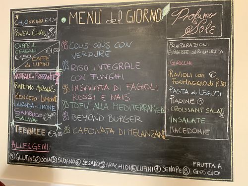 Menu  at Profumo di Sole in Pescara