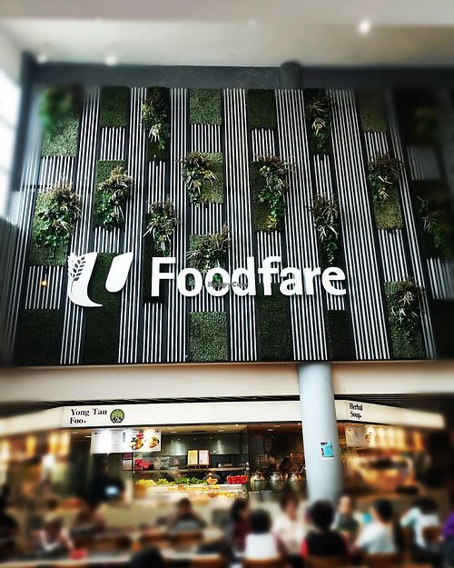 NTUC Foodfare at AMK, nice dinning environment  at Perfect Vegetarian 圓滿素食 - AMK in Northeast Singapore