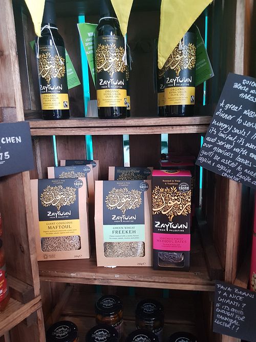 Grains and oils at Sunshine Co-operative in Sunderland