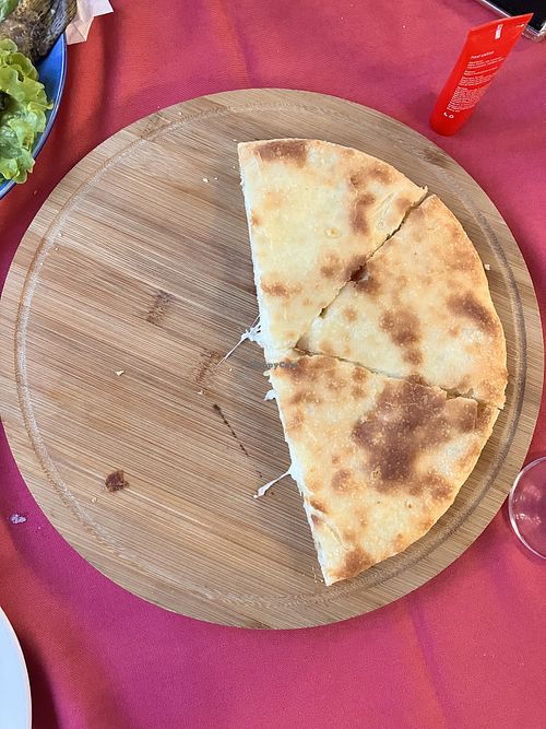 Imeretian Khachapuri   at Terrace Panorama in Sighnaghi
