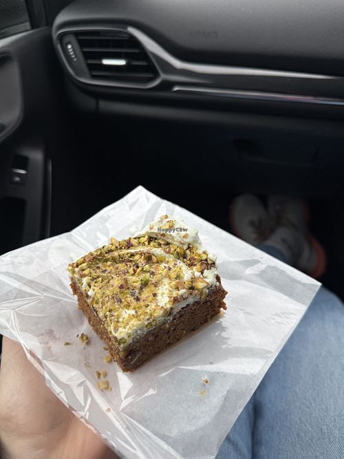 Vg pistachio carrot cake   at St Mocha Drive Thru in Carbeth