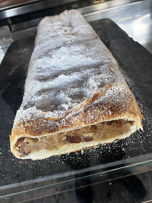 Strudel  at Aidin Restaurant in Canazei