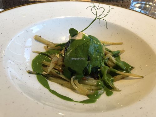 Tofu and vegetable ball   at Aidin Restaurant in Canazei