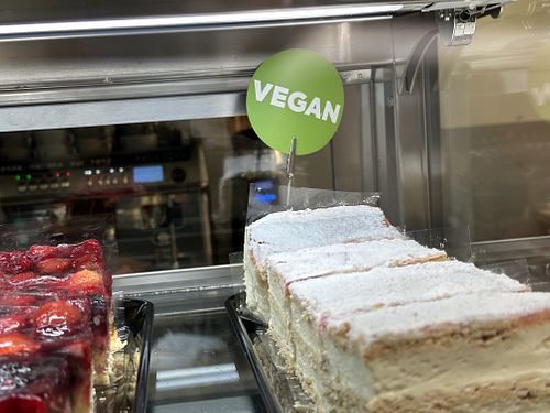 vegan créme-schnitte  at Billa Pflanzilla in Vienna