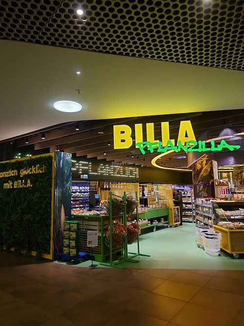 Entrance at Billa Pflanzilla in Vienna