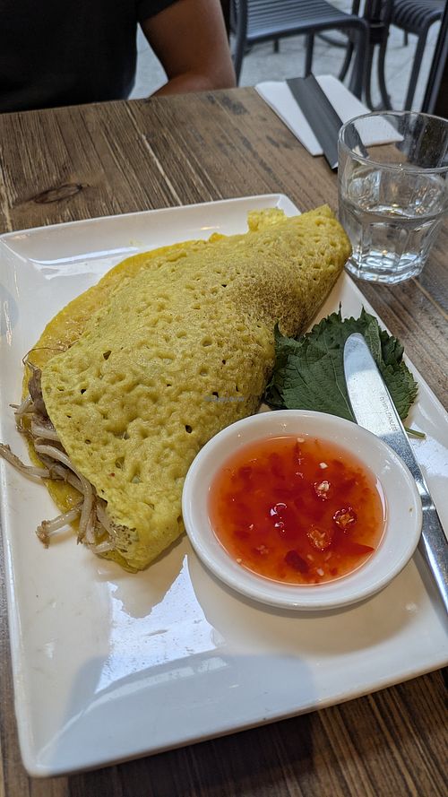 Banh xeo Vietnamese pancake at Pho in Cheltenham
