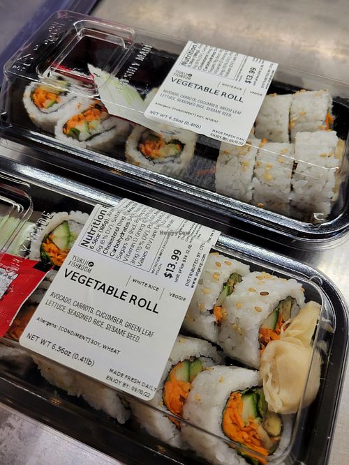Vegetable sushi at EWR - Cibo Express - T-C multiple locations in Newark