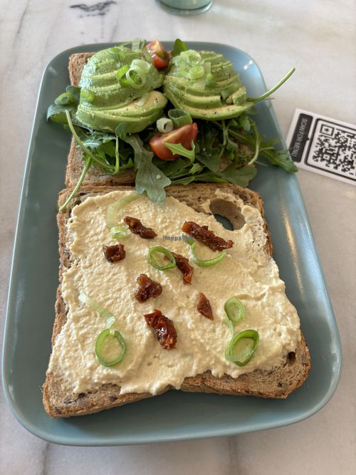 The only vegan delicious sandwich  at Peachy Juicery in Schiedam