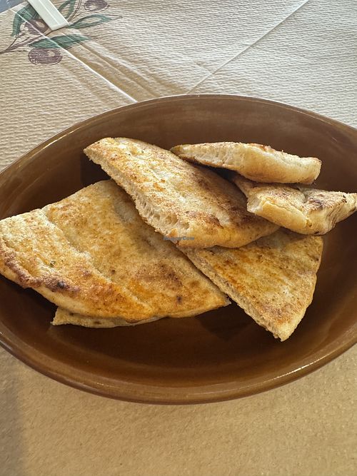 Pita bread   at San Allote in Rhodes