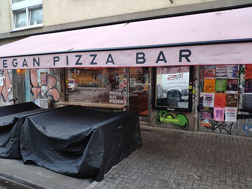 Entrance at RAZZO Vegan Pizza Bar in Cologne