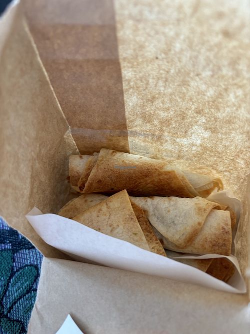 Spinach sticks  at Veganerie - Kingkeaw in Bangkok