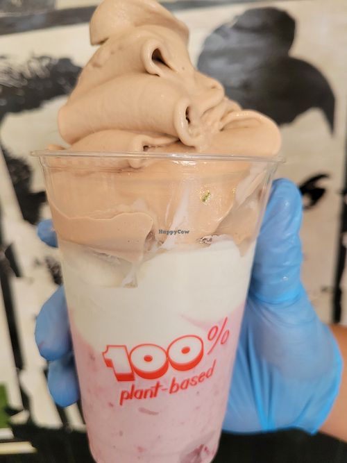 Napoleon soft serve at Monty's Good Burger - Santa Monica in Santa Monica