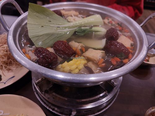 Tofu hotpot at Mỹ Thoa Chay in Da Lat