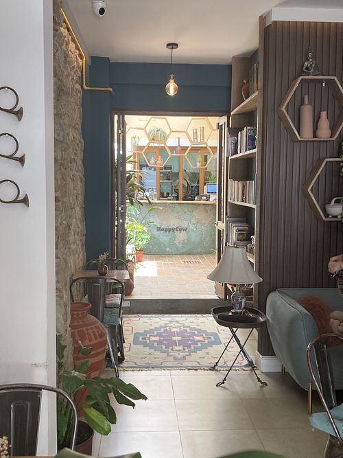 The entrance  at The Vegan Shack in Panama City