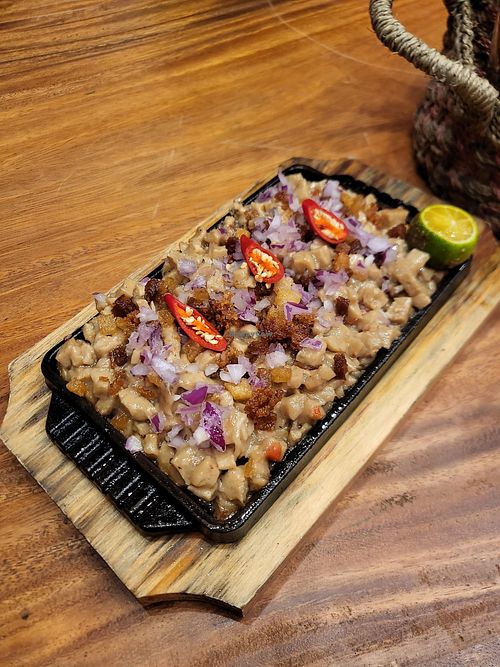 Sisig at Cosmic Siargao in Siargao