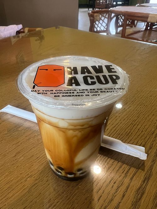 Brown sugar bubble tea at ZenV Garden  in Gloucester