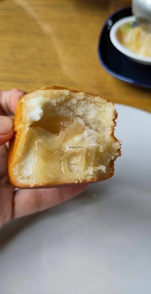 Inside of fried mantou at ZenV Garden  in Gloucester