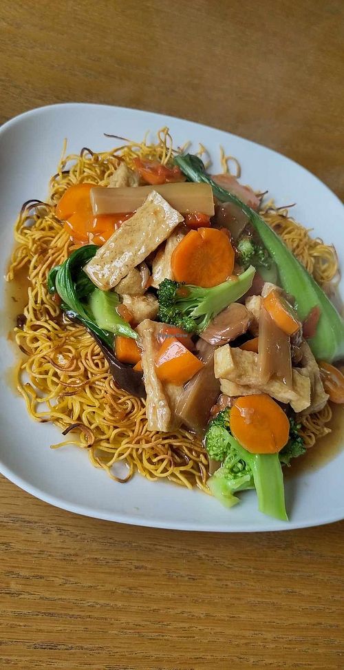 Crispy noodles at ZenV Garden  in Gloucester