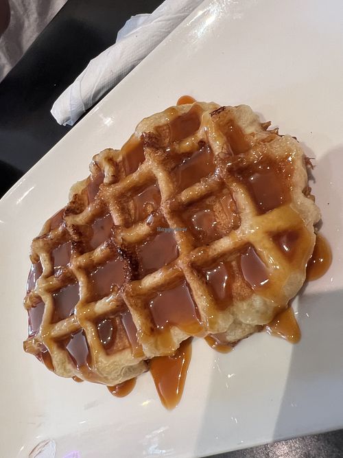 Best waffles!  at Chocolate Bar Brugge in Bruges