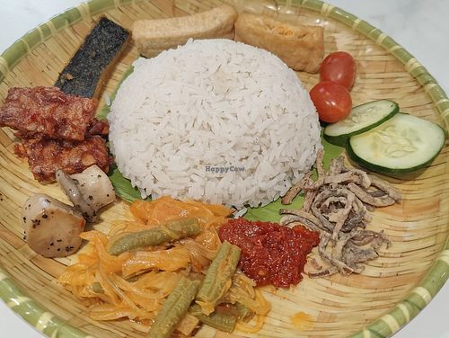 Nasi Lemak. Nice! at Little Nonya's Cookies & Cuisine in Central Singapore