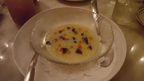 Jackfruit gazpacho at Verde Mesa in San Juan