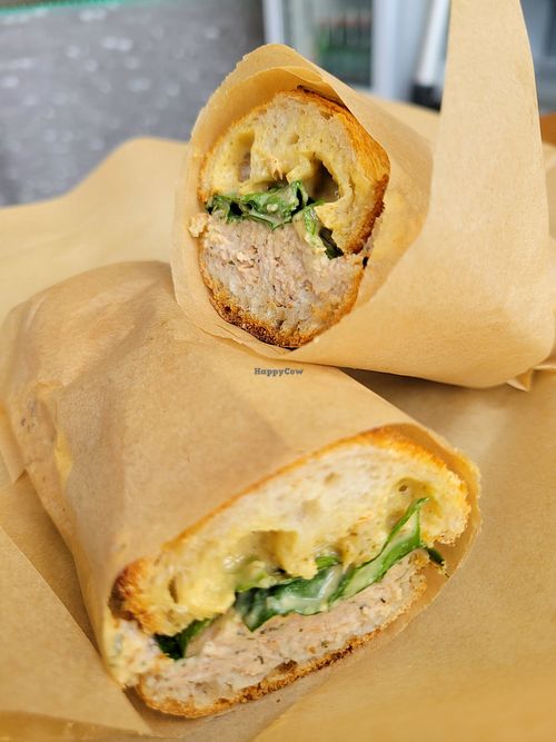 Vegan tuna panini at AVO Cafe in Carlsbad