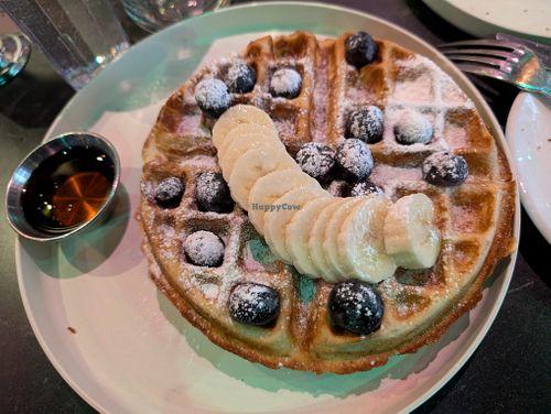 belgian waffle at Urban Vegan Kitchen in New York City