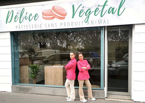 Facade at Délice Végétal in Nantes