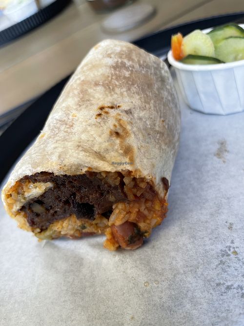 Vegan Rib Burrito   at North Fork Chocolate & Eatery in Riverhead