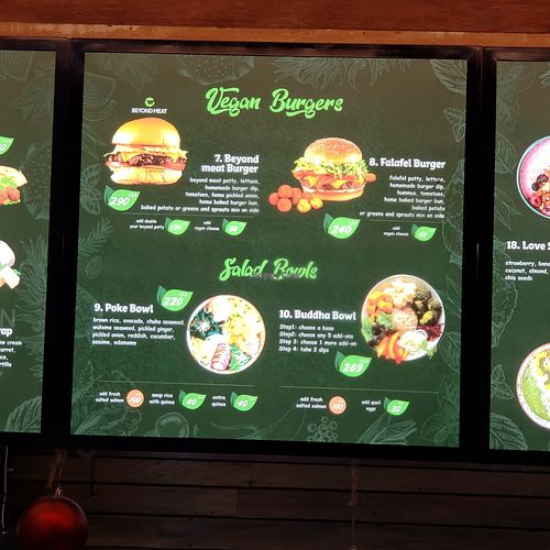 Burger Menu at Annie Sweetery & Eatery - Bo Put in Koh Samui