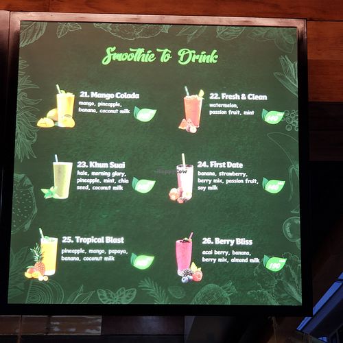 Smoothie to drink at Annie Sweetery & Eatery - Bo Put in Koh Samui