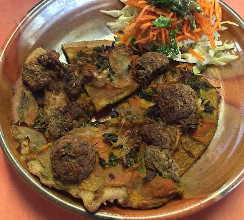 pizza at Julia's Kitchen in Boulder