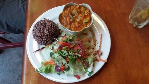 lentil dish at Cat House in Chiang Mai