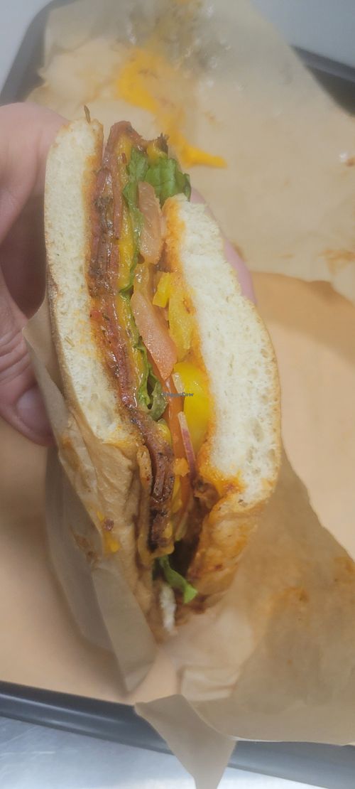 Toast beif sammie at UNiQ Burger in Scottsdale