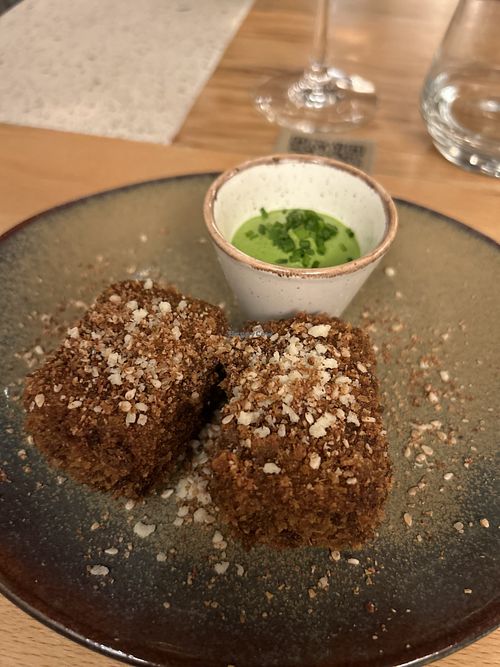Mushroom croquettes  at Verdō in Brussels